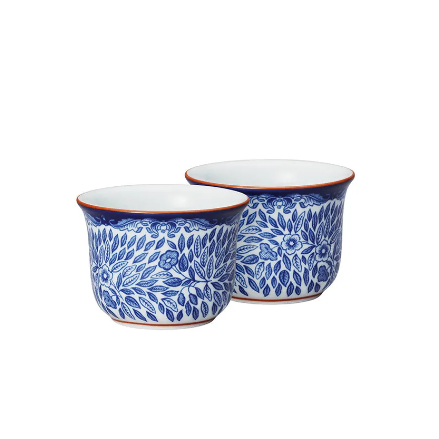 Eggeglass>RÖRSTRAND Rörstrand Ostindia Floris Eggeglass 2pk
