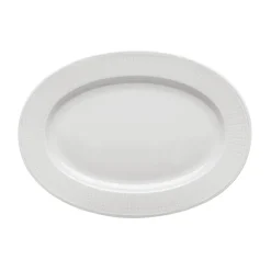 Fat>RÖRSTRAND Rörstrand Swedish Grace Snø Ovalt Fat 32cm