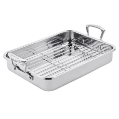 Stål>SCANPAN Impact Langpanne med Rist 5L