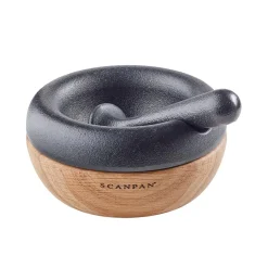 Redskaper>SCANPAN Maitre D' Morter med Støter 10cm Støpejern Eik