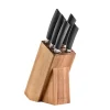 Kniver>SCANPAN Sax Knivblokk Med Knivsliper & Knivsett 5 Deler