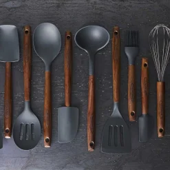 Redskaper>SCANPAN Øse 31cm Karbonisert Ask