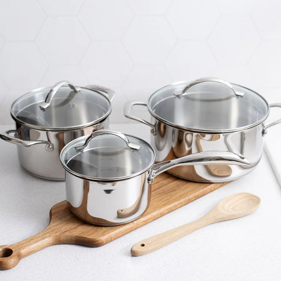 Stål>SCANPAN STS Grytesett 3 Deler