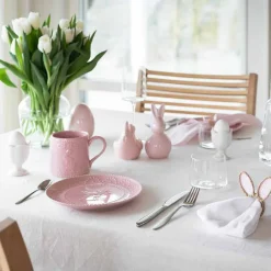 Dekor>SEASONS Easter Collection Høne 15cm Rosa