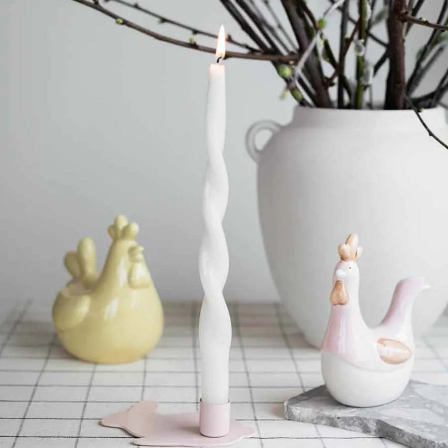 Dekor>SEASONS Easter Collection Høne 20cm Gul