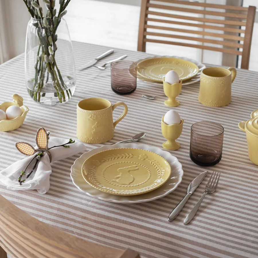 Tallerkener>SEASONS Easter Collection Tallerken m/Hare 21cm Gul