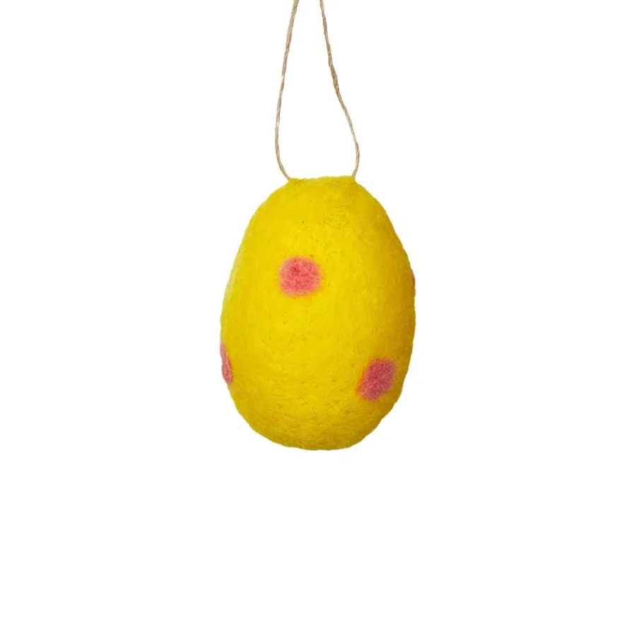 Dekor>SEASONS Easter Collection Tovet Egg Ull 4x4cm 4pk
