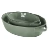 Fat>SEASONS Fall Collection Ildfaste Former Oval 2pk 30cm/40cm Grønn