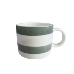 Krus>SEASONS Fall Collection Krus 28cl Liggende Striper Grønn