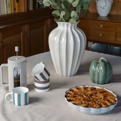 Krus>SEASONS Fall Collection Krus 28cl Stående Striper Grønn