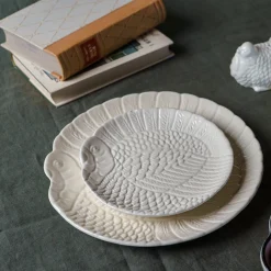 Dekor|Tallerkener>SEASONS Fall Collection Tallerken 26cm Fugl Krem