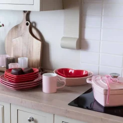 Tallerkener>SEASONS Love Collection Hjerteformet Tallerken 25cm Rosa