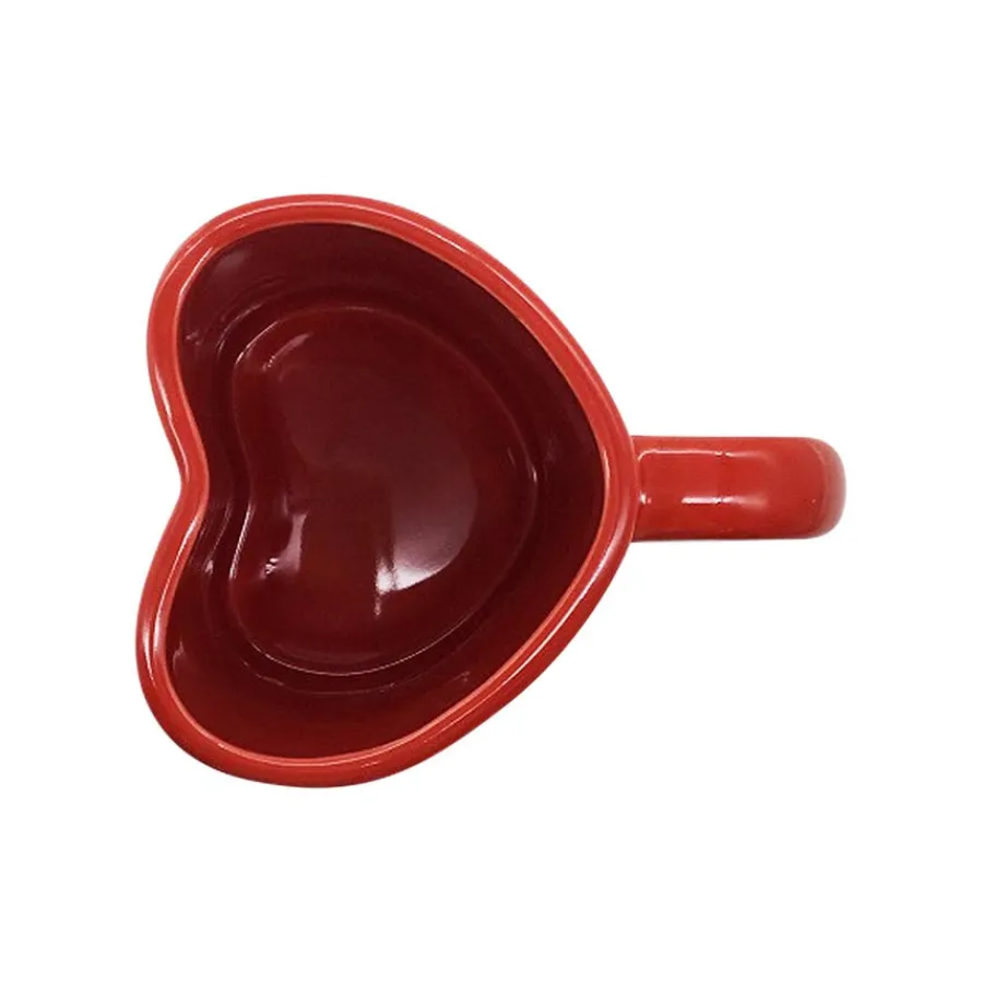 Krus|Kopper>SEASONS Love Collection Krus Hjerteform 32cl Rød