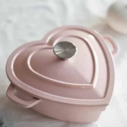 Støpejern>SEASONS Love Collection Støpejernsgryte Hjerte Rosa 2,8L 23cm