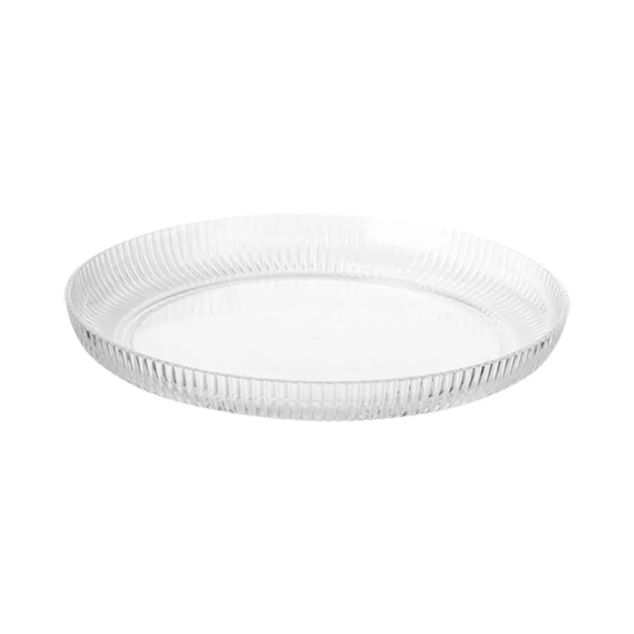 Tallerkener|Asjetter>SEASONS Summer Collection Asjett m/Riller 20cm Klar