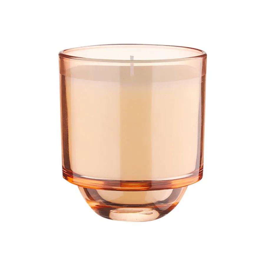 Lys>SEASONS Summer Collection Stearinlys i Glassbeholder 10cm Oransje
