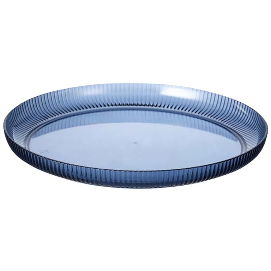 Tallerkener>SEASONS Summer Collection Tallerken m/Riller 25cm Marine