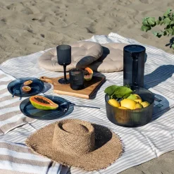 Tallerkener>SEASONS Summer Collection Tallerken m/Riller 25cm Marine
