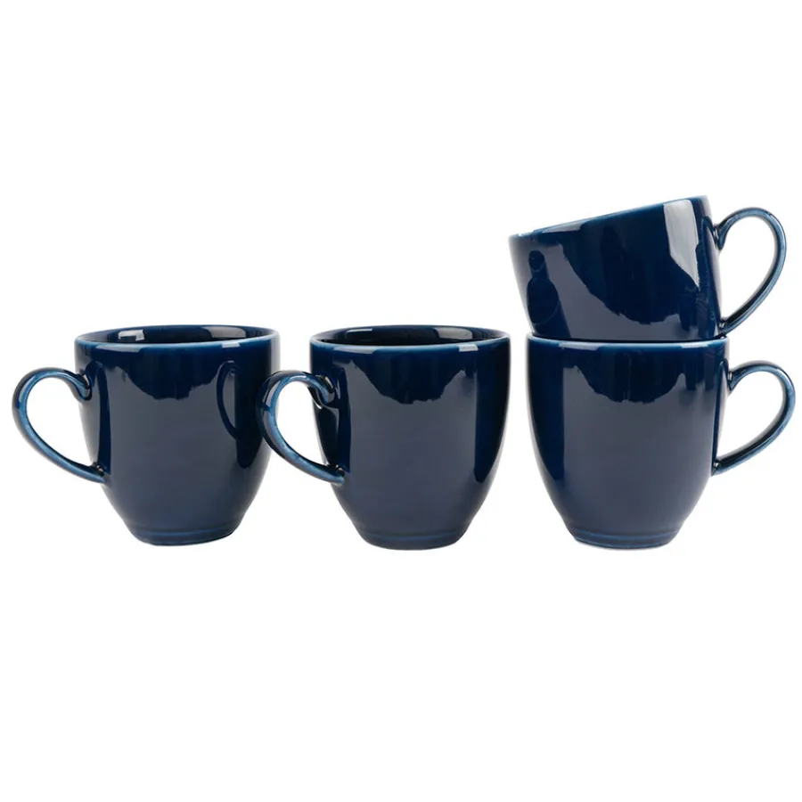 Krus|Kopper>PORSGRUNDS PORSELÆNSFABRIK Sense Cobalt Krus 35cl 4pk