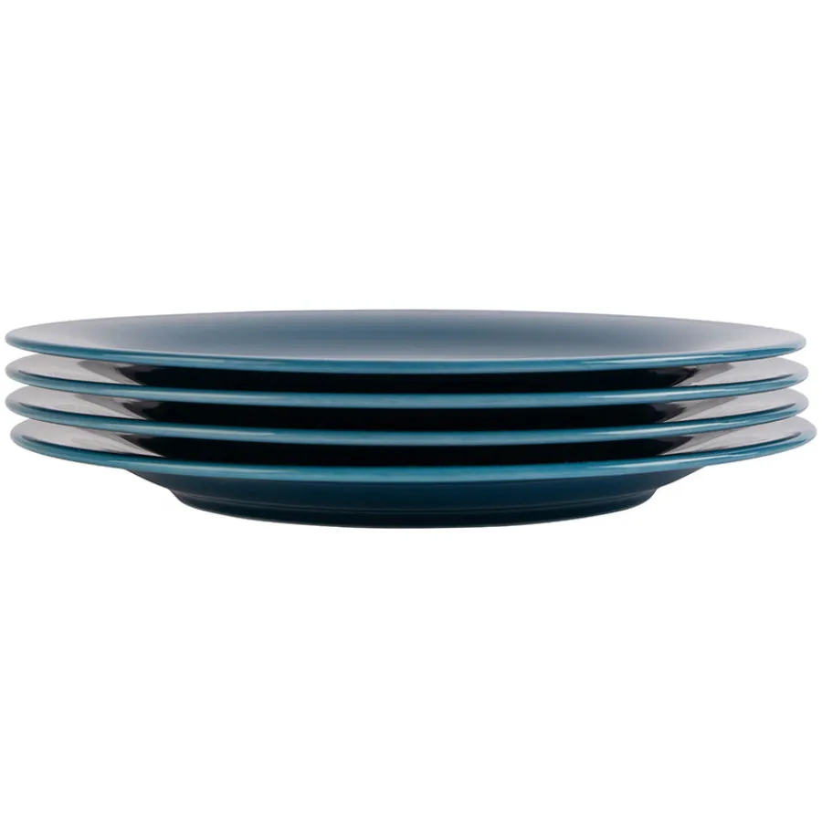Tallerkener>PORSGRUNDS PORSELÆNSFABRIK Sense Teal Tallerken 28 cm 4pk