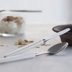 Kniver>SKAUGUM BESTIKK Hvit Spisekniv