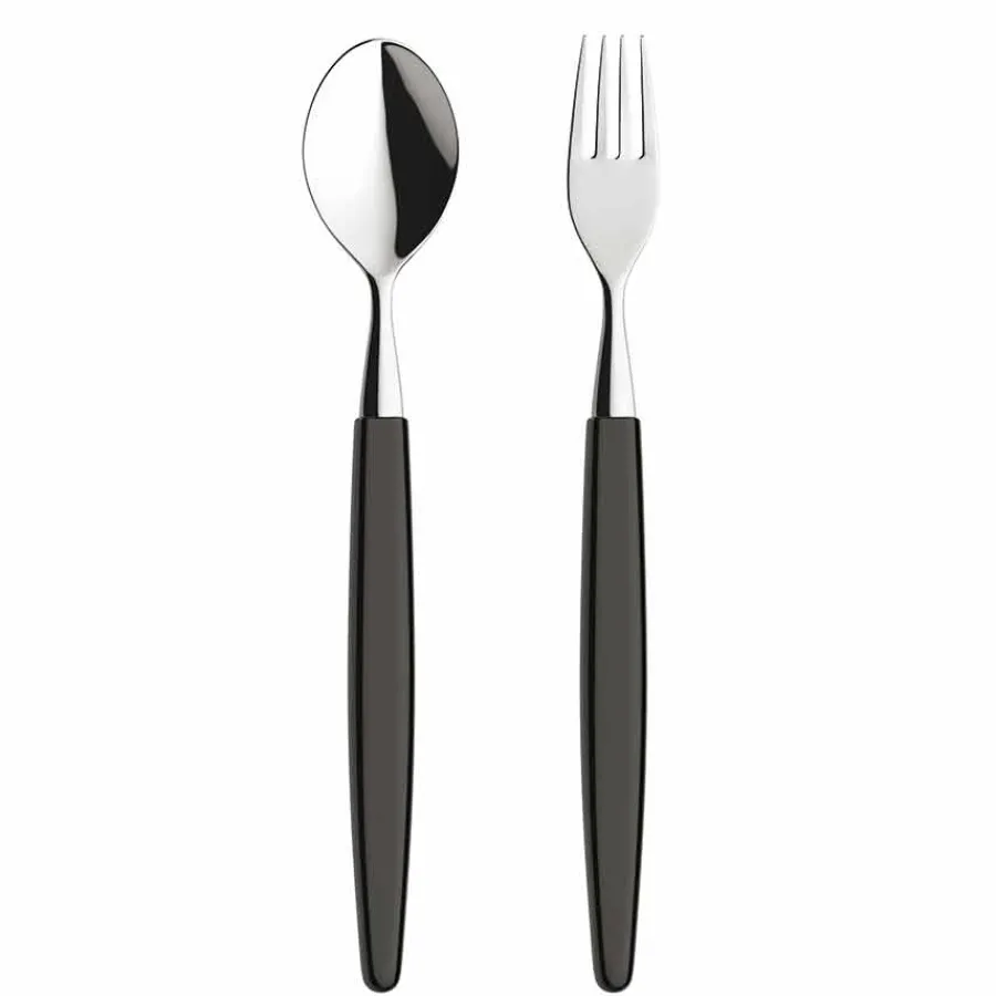Serveringsbestikk|Bestikksett>SKAUGUM BESTIKK Sort Serveringssett