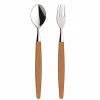 Serveringsbestikk|Bestikksett>SKAUGUM BESTIKK Teak Serveringssett