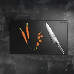 Skjærefjøler>GLOBAL Skjærebrett Av Sukkerrør Svart 53x30,5x1,4 cm