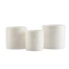 Lys>PORSGRUNDS PORSELÆNSFABRIK Snøfnugg Lyslykter 3pk 8, 10, 12cm
