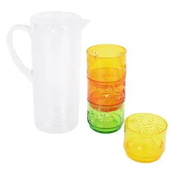 Mugger>SEASONS Sommer Mugge 2L - Glass 4stk i plast