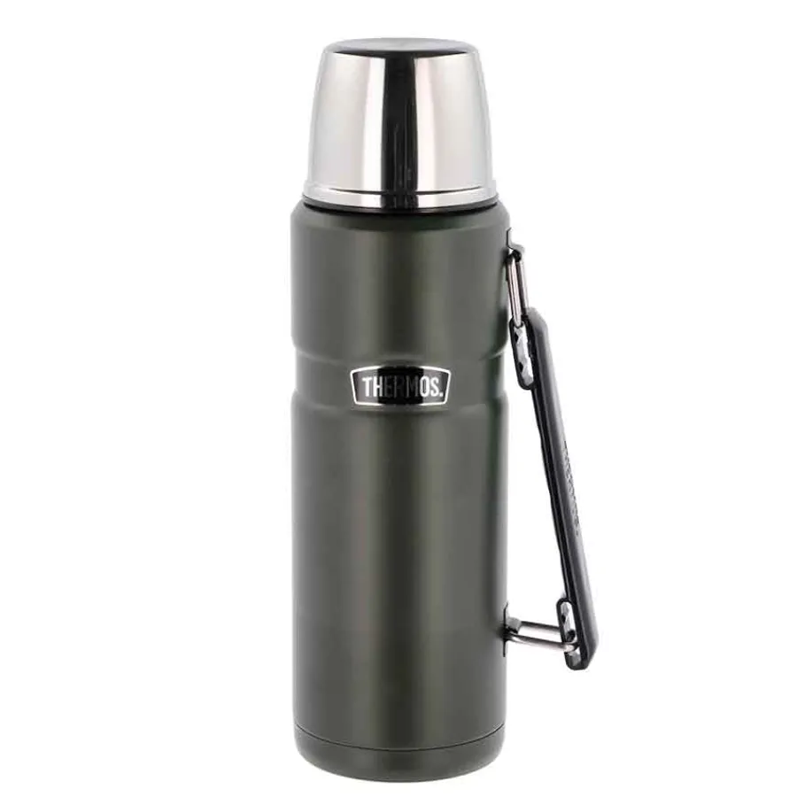 Drikkeflasker>THERMOS Stainless King Termos 1,2L Army