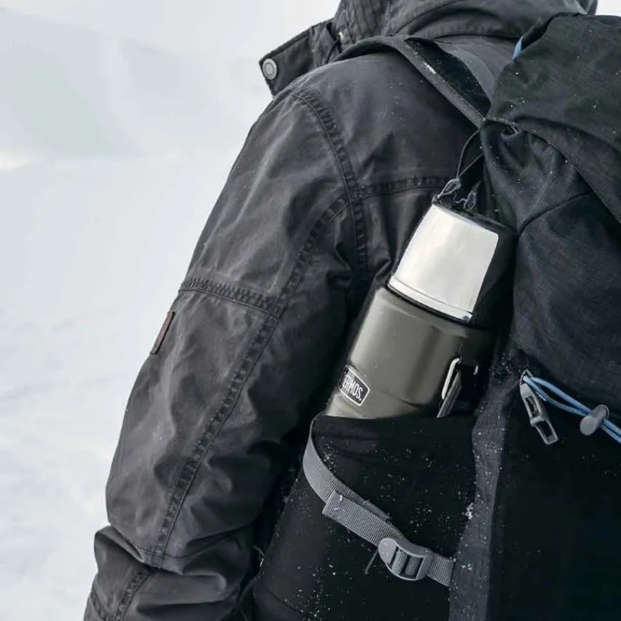 Drikkeflasker>THERMOS Stainless King Termos 1,2L Army