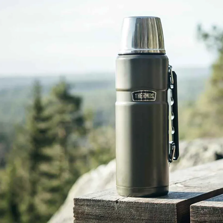 Drikkeflasker>THERMOS Stainless King Termos 1,2L Army