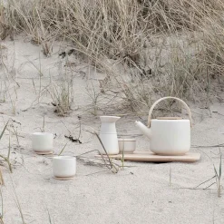 Krus|Kopper>STELTON Nordic Theo Krus m/Glassbrikke Sand