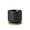 Krus|Kopper>STELTON Nordic Theo Krus m/Glassbrikke Sort