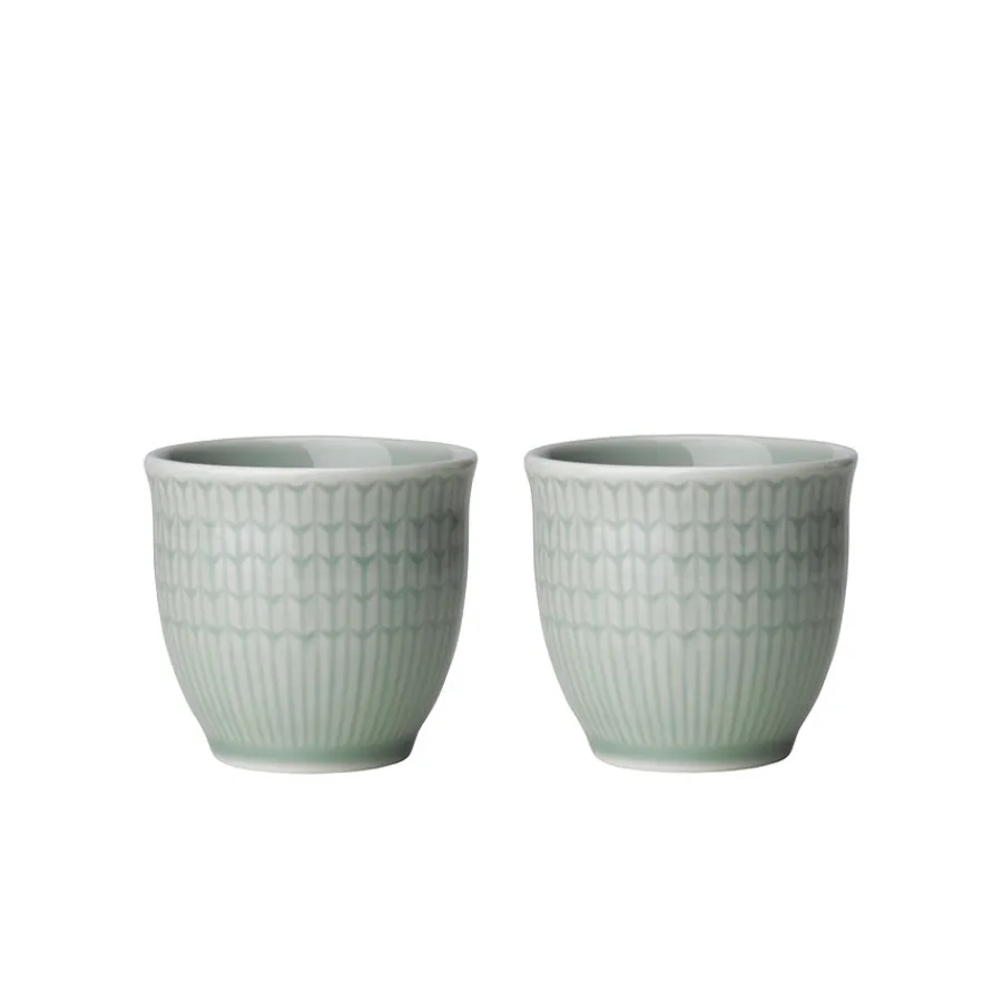 Eggeglass>RÖRSTRAND Swedish Grace Eggeglass 4cl Eng/Grønn 2pk
