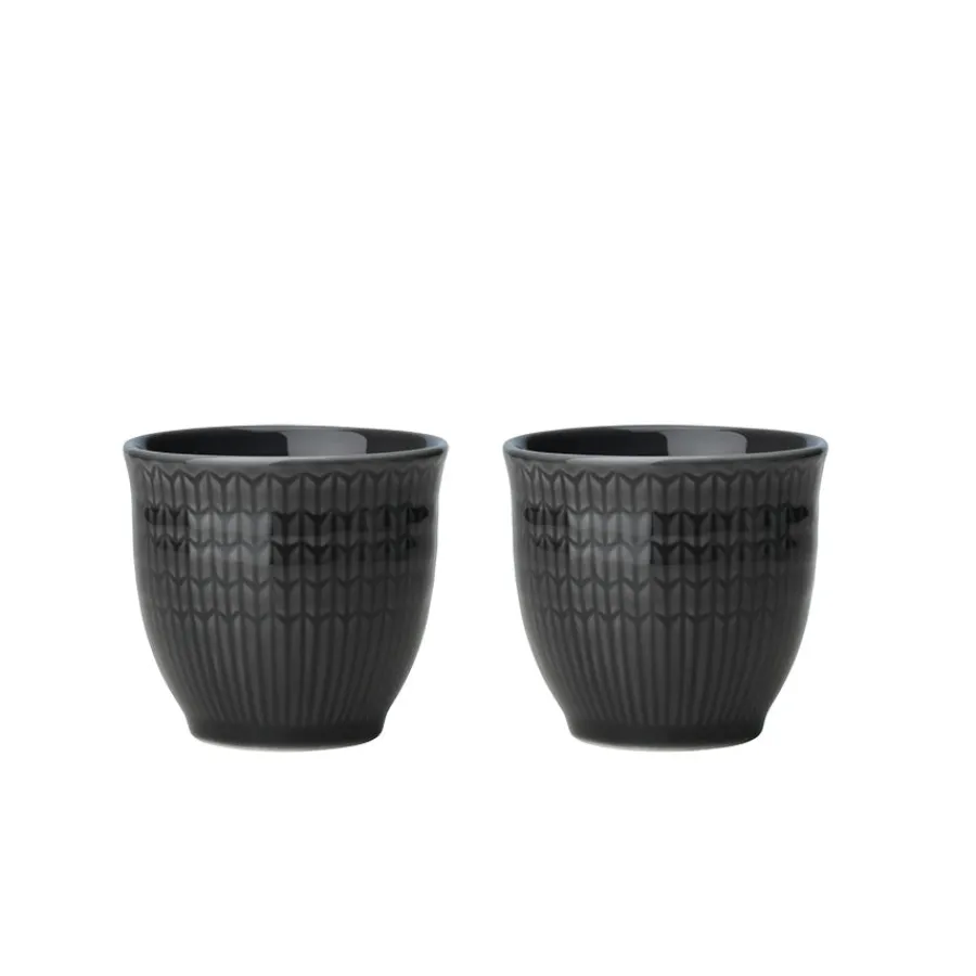Eggeglass>RÖRSTRAND Swedish Grace Eggeglass 4cl Grå/Sten 2pk