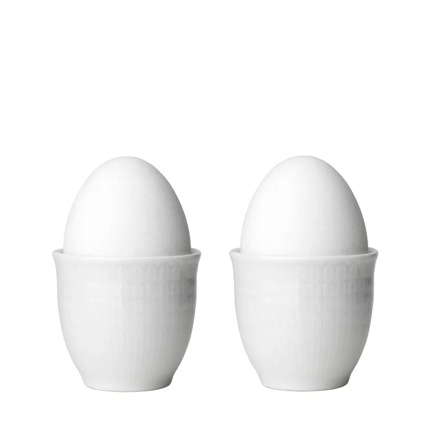 Eggeglass>RÖRSTRAND Swedish Grace Eggeglass 4cl Snø/Hvit 2pk