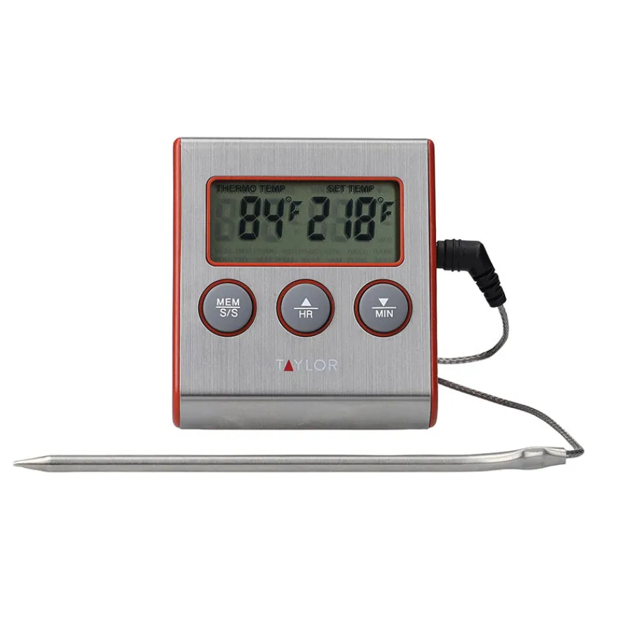 Redskaper>Lifetime Brands Europe ltd Taylor Digitalt Termometer m/Sonde Rustfritt Stål