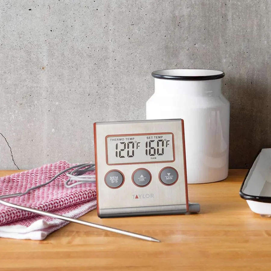 Redskaper>Lifetime Brands Europe ltd Taylor Digitalt Termometer m/Sonde Rustfritt Stål