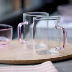 Krus>Lyngby Glas Torino Glasskrus 40cl Rosa 2pk