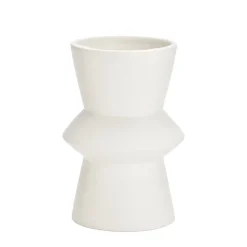 Dekor|Vaser>G.WURM Vase Keramikk 16cm Hvit