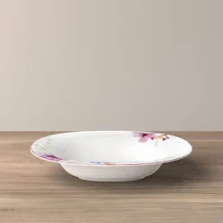 Dype Tallerkener>VILLEROY & BOCH Mariefleur Basic Oval Dyp Tallerken 24x21cm