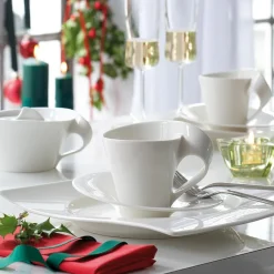 Tallerkener|Asjetter>VILLEROY & BOCH New Wave Frokosttallerken 24x22cm