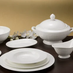Dype Tallerkener>VILLEROY & BOCH White Pearl Dyp Tallerken 24cm