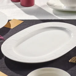 Fat>VILLEROY & BOCH White Pearl Ovalt Fat 35cm