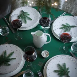 Tallerkener>WIK & WALSØE Wik & Walsøe Julemorgen Girlander Tallerken 28cm 2pk