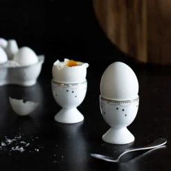 Eggeglass>WIK & WALSØE Wik & Walsøe Julemorgen Girlander Eggeglass 2pk