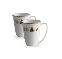 Kopper>WIK & WALSØE Wik & Walsøe Julemorgen Story Krus 30cl 2pk