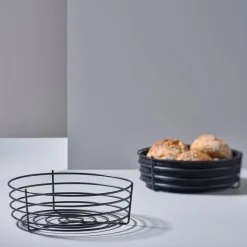 Matoppbevaring>ZONE DENMARK Singles Kurv 25,5 x 8cm Black